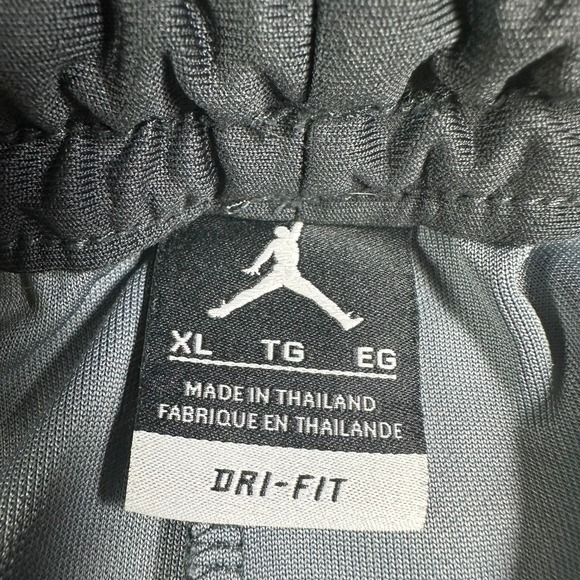 Jordan Dri Fit Mens Athletic Jogger Pants Charcoal Gray XL Gym Lifting Running - Picture 4 of 8